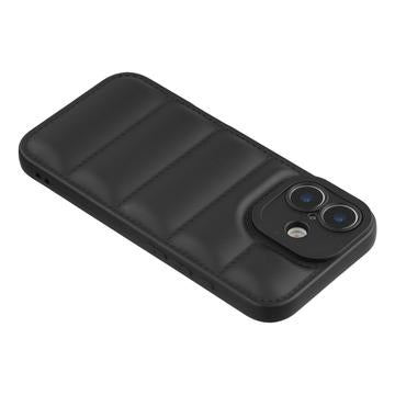iPhone 17 Pufferjakke Stødfast TPU-cover - Sort