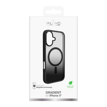 iPhone 17 Puro Gradient Hybrid Cover - MagSafe-kompatibelt - Sort