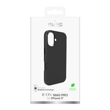 iPhone 17 Puro Icon Mag Pro Silikone Cover - Sort