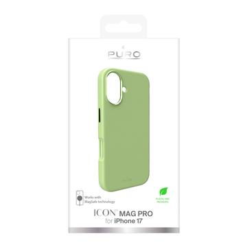 iPhone 17 Puro Icon Mag Pro Silikone Cover - Grøn