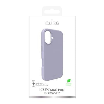 iPhone 17 Puro Icon Mag Pro Silikone Cover - Lavendelblå