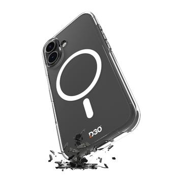 iPhone 17 Puro Impact Clear D3O Hybrid cover - MagSafe-kompatibel - Gennemsigtig