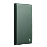 iPhone 17 Qialino 2-i-1 aftagelig pung læderetui - MagSafe-kompatibel - Grøn