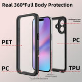 iPhone 17 Redpepper FS IP68 Vandtæt Cover - Sort