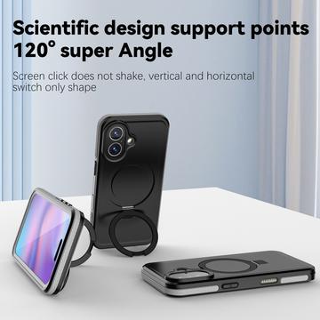 iPhone 17 Redpepper IP68 MagSafe vandtæt cover med Kickstand - Sort