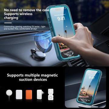 iPhone 17 Redpepper IP68 Magnetisk vandtæt cover - Blå