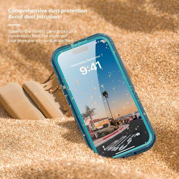 iPhone 17 Redpepper IP68 Magnetisk vandtæt cover - Blå