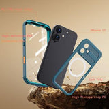 iPhone 17 Redpepper IP68 Magnetisk vandtæt cover - Blå