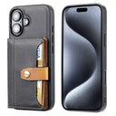 iPhone 17 Retro Style Cover med Pung - Sort