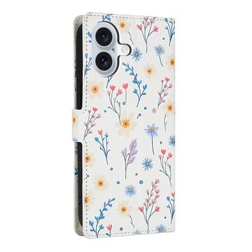 iPhone 17 Rhombisk Blomsterpung - farverige blomster