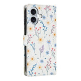 iPhone 17 Rhombisk Blomsterpung - farverige blomster