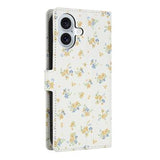 iPhone 17 Rhombisk Blomsterpung - gule blomster