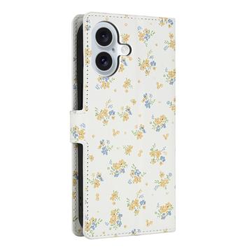 iPhone 17 Rhombisk Blomsterpung - gule blomster