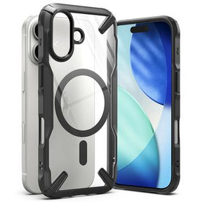 iPhone 17 Ringke Fusion X MagSafe Hybrid Cover - Sort