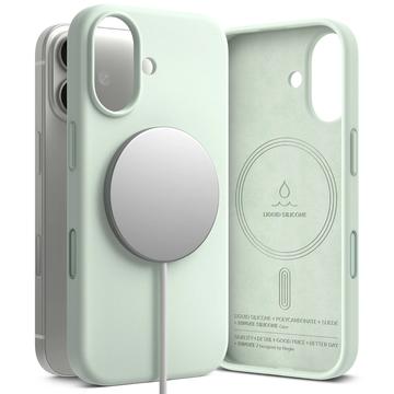 iPhone 17 Ringke Liquid Silicone MagSafe Cover - Blød mynte