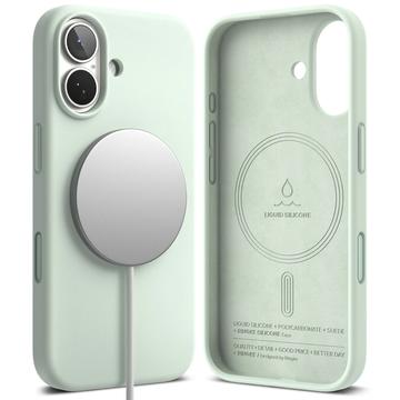 iPhone 17 Ringke Liquid Silicone MagSafe Cover - Blød mynte