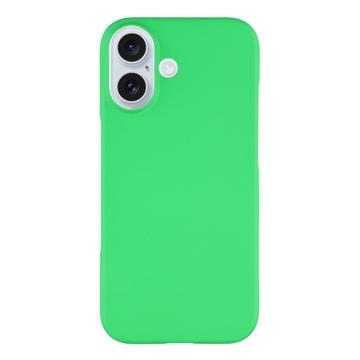 iPhone 17 Gummibelagt Plastik Cover - Grøn