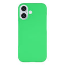 iPhone 17 Gummibelagt Plastik Cover - Grøn