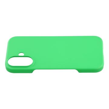 iPhone 17 Gummibelagt Plastik Cover - Grøn