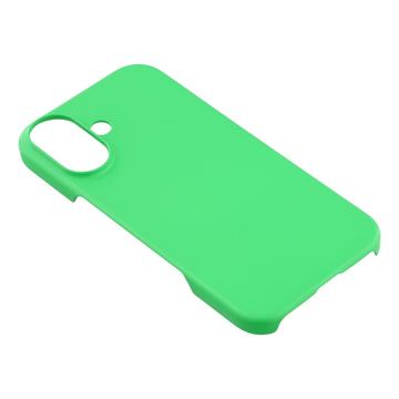 iPhone 17 Gummibelagt Plastik Cover - Grøn