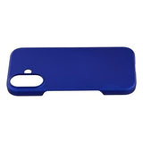 iPhone 17 Gummibelagt Plastik Cover - Blå