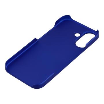 iPhone 17 Gummibelagt Plastik Cover - Blå