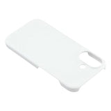 iPhone 17 Gummibelagt Plastik Cover - Hvid