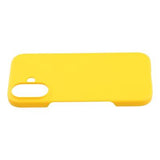 iPhone 17 Gummibelagt Plastik Cover - Gul