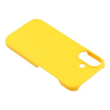 iPhone 17 Gummibelagt Plastik Cover - Gul