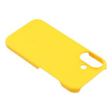 iPhone 17 Gummibelagt Plastik Cover - Gul