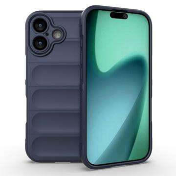iPhone 17 Rugged TPU Cover - Mørkeblå