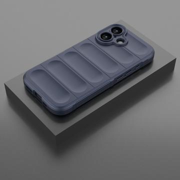 iPhone 17 Rugged TPU Cover - Mørkeblå