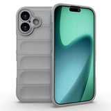 iPhone 17 Rugged TPU Cover - Lysegrå