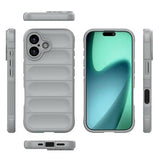iPhone 17 Rugged TPU Cover - Lysegrå