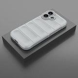 iPhone 17 Rugged TPU Cover - Lysegrå