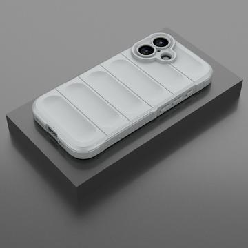 iPhone 17 Rugged TPU Cover - Lysegrå