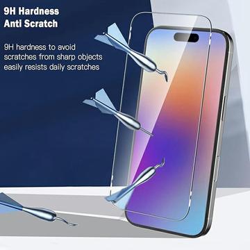 iPhone 17 Saii 2-i-1 TPU Cover & Skærmbeskyttelse Hærdet Glas