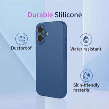 iPhone 17 Stødsikkert Silikone Cover - Pink