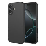 iPhone 17 Stødsikkert Silikone Cover - sort