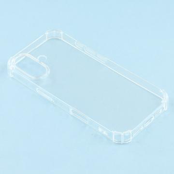 iPhone 17 Stødtæt TPU Cover - Gennemsigtig