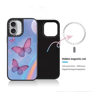 iPhone 17 Slim MagSafe Hybrid Cover - sommerfugle