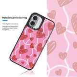 iPhone 17 Slim MagSafe Hybrid Cover - hjerter