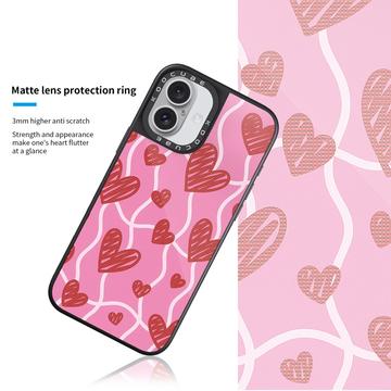 iPhone 17 Slim MagSafe Hybrid Cover - hjerter