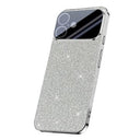 iPhone 17 Mousserende Glitter Hybrid Cover - Sølv