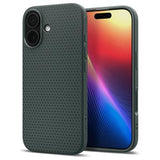 iPhone 17 Spigen Liquid Air TPU Cover - Afgrundsgrøn