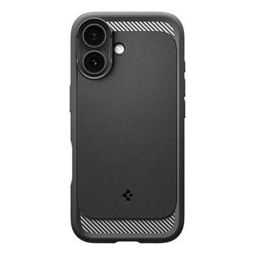 iPhone 17 Spigen Rugged Armor Mag TPU Cover - Sort