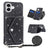 iPhone 17 Stardust Cover med Kortholder - Sort