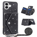 iPhone 17 Stardust Cover med Kortholder - Sort