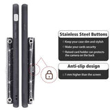 iPhone 17 Stardust Cover med Kortholder - Sort