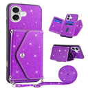 iPhone 17 Stardust Cover med Kortholder - Lilla